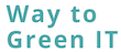 Way to Green IT logo
